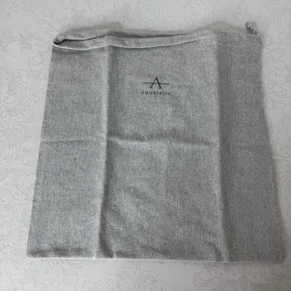 Aquatalia Dust Bag Storage Cover Drawstring in Heathered Gray